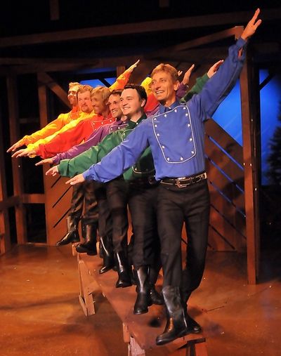 Adam Pontipee's six younger brothers show off their dancing skills in Beef & Boards D Photo